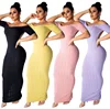 zm70370a 2019 Aliexpress hot selling summer new fashion sexy backless strapless dress of lady