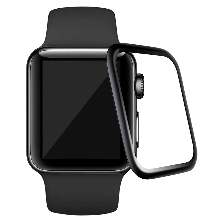 

PMMA Flexibly Full Glue Glass For Apple Smart Wristwatch Glass 38/40/44/ 42mm 3D Screen Protector for Apple Smart Watch