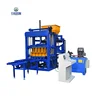 QT4-15C High-quality hydraulic boring brick machine Standard brick machine Water channel u-shaped brick machine One-time forming