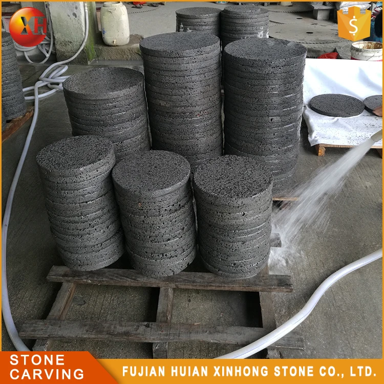 
Garden lava paving stone , black paving stone 