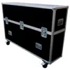 Adjustable Dual 60"-65" LED LCD TV Plasma Spider Flight Case