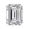 Factory excellent cut emerald moissanite price per carat 6x8mm