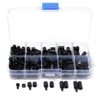 300PCS Black M3 Hex Male Female Spacer Nylon Plastic Standoff Screws Nuts Assorted Mounting Hardware for Computer Motherboard
