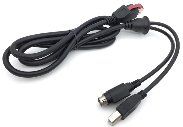 24v To Hosiden 3 Pin Din Usb B Male Powered Usb Cable For Epson Buy