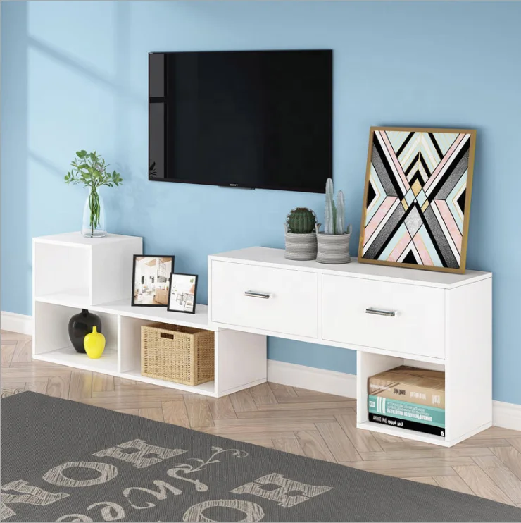 Livingroom Furniture New Model Design Wood Tv Stand Cabinets