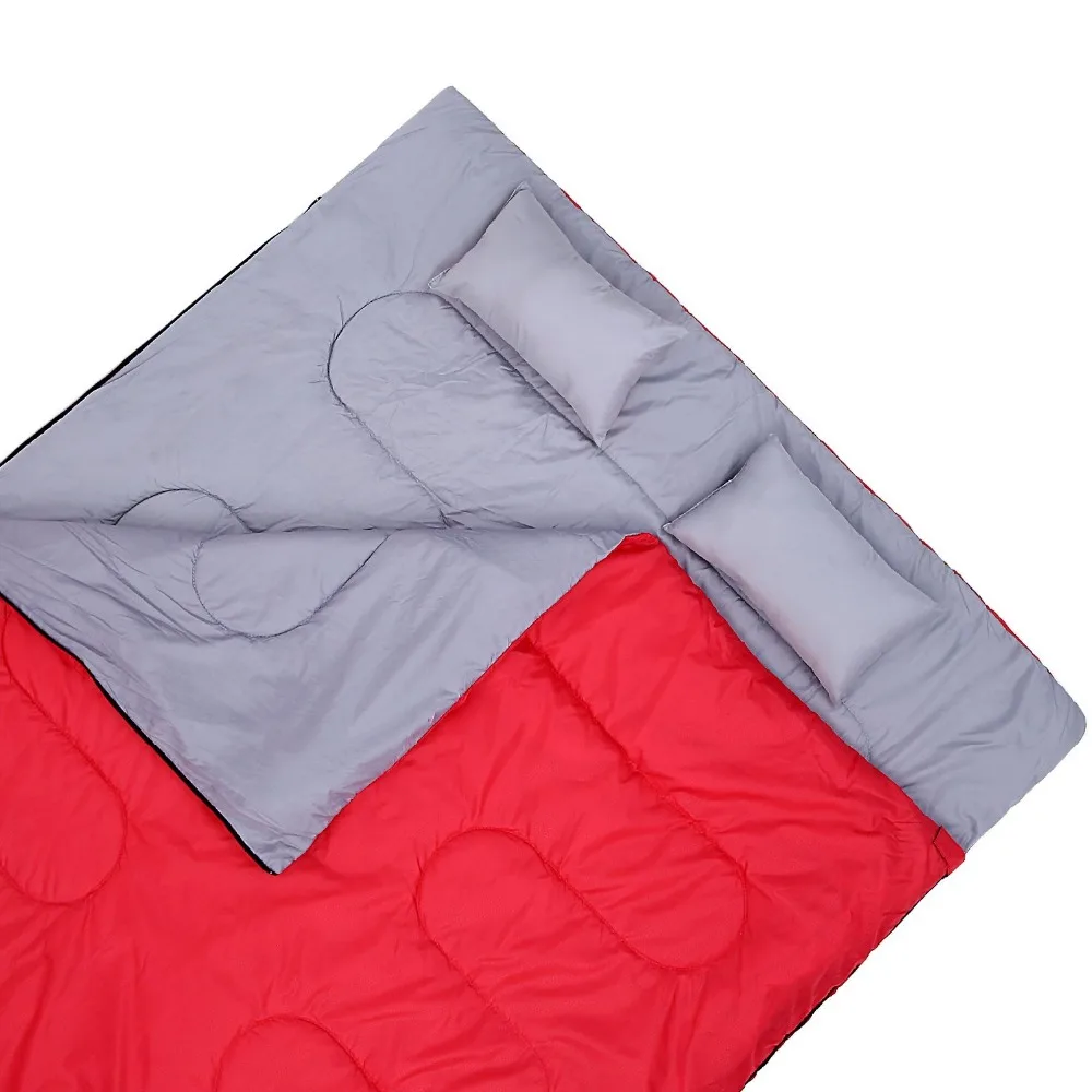 Double Sleeping Bag For Backng Camping Or Hiking Queen Size Xl Cold Weather 2 Person Waterproof S Double Sleeping Bag For Backng Camping Or Hiking Queen Size Xl Cold Weather 2 Person Waterproof S