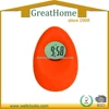 Digital egg shape cd transparent digital desk clock