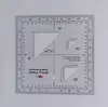 MR02 military triangle scale protractor 5"x5" Coordinate Scale Protractor Grid Reader GTA Topographic Map Scale for Map Reading