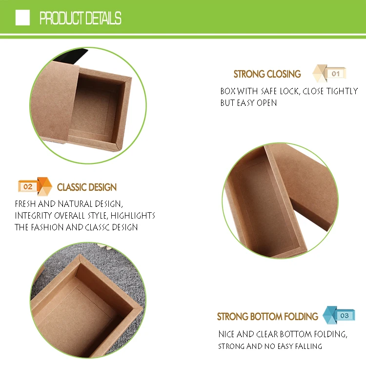 Custom Cheap Brown Kraft Paper Gift Packaging Paper Cardboard Sleeve