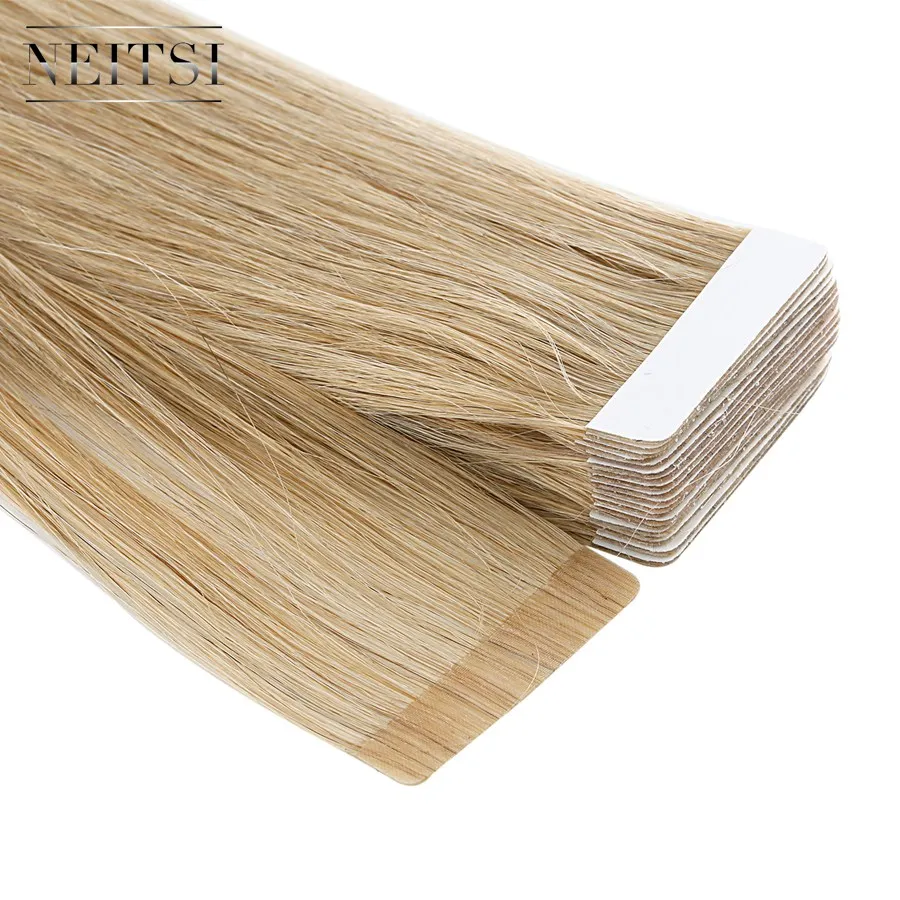 

Free Sample Neitsi 100% LineTape Remy in Human Hair Weft Tape Human Hair Extensions 22#