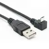 Up & Down & Left & Right Angled 90 Degree USB Micro USB Male to USB male Data Charge connector Cable 25cm 50cm for Tablet 5ft 1m