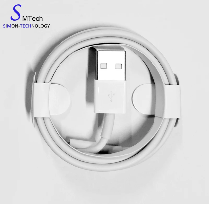 

China Wholesale 1M White USB to lightning USB Data Cable for iPhone 12 Charger For iPhone 6/7