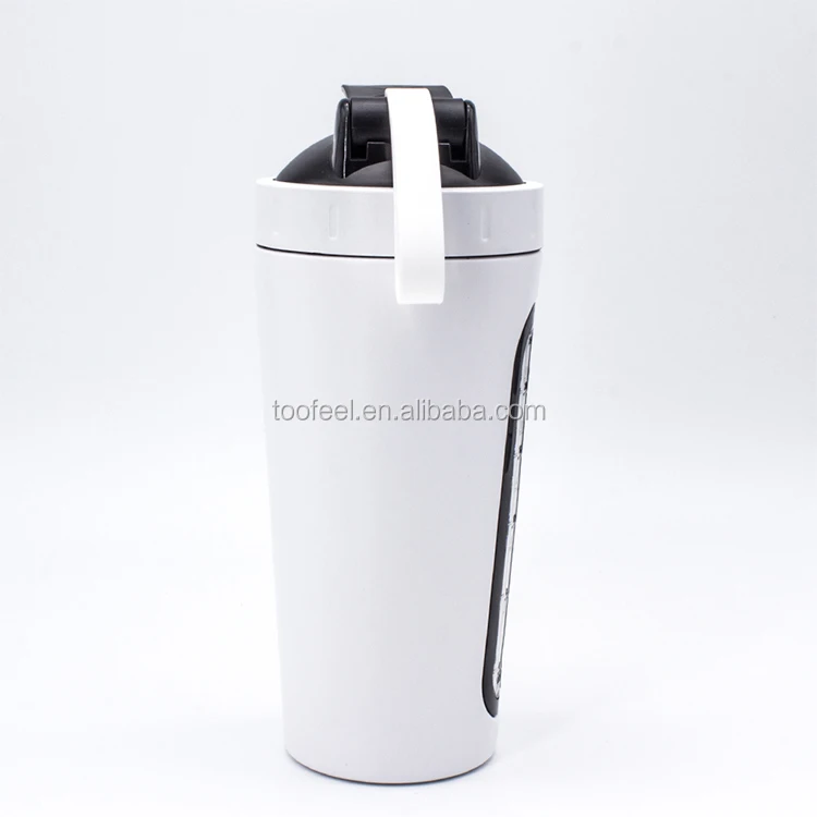Too Feel 304 Stainless Steel 750ml Metal Protein Shaker Bottle