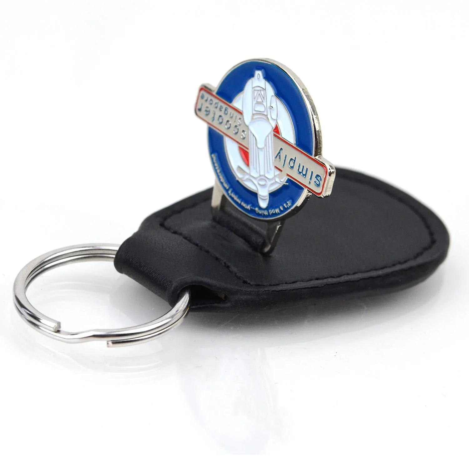Custom Souvenirs Metal Key Holder Car Leather Key Holder For Multiple