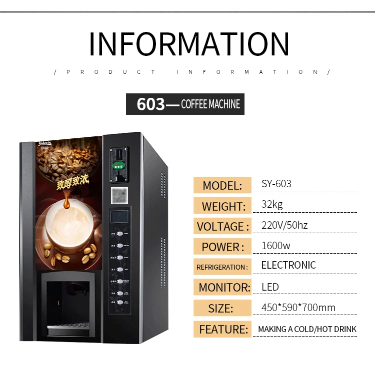 Coin Operated Coffee Vending Machine Express Commercial Espresso Buy