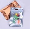 Premium quality aluminum foil flat bottom zipper bag coffee bean storage bag
