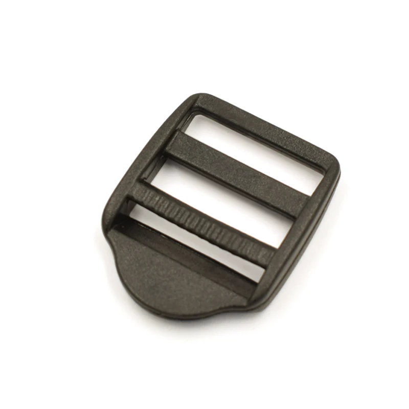 

Black plastic adjustable strap ladder buckle for bag