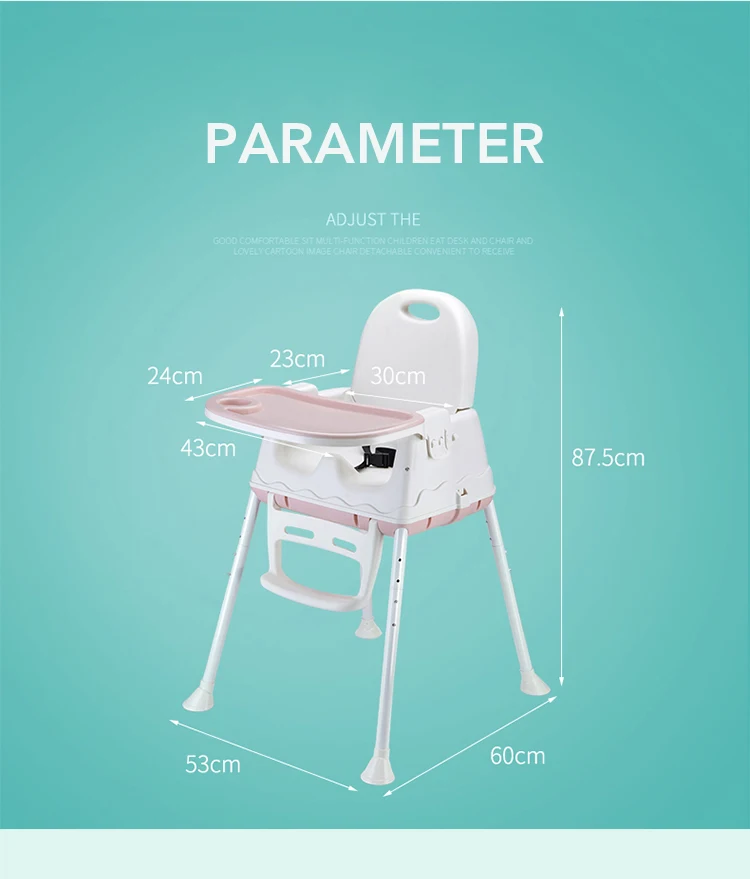 Hot Adjustable Portable Baby Infant Toddler Feeding Booster Seat