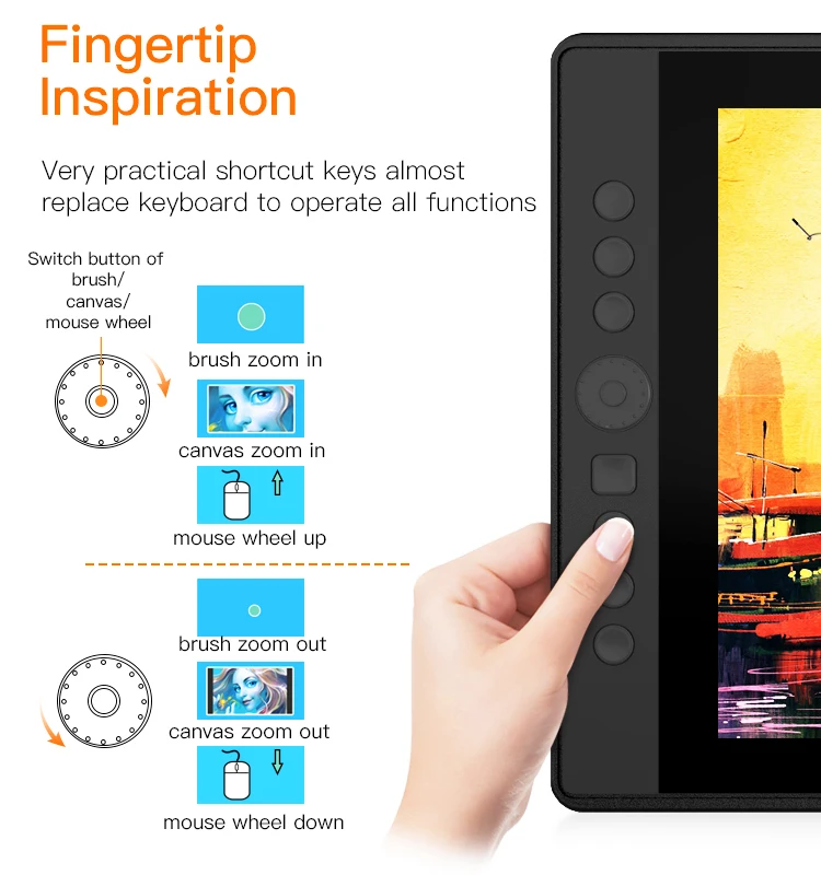 Veikk Vk1560 15.6 Inch Graphics Tablet 3d Design Graphics Tablet