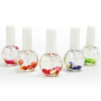 

15ml Blossom Scented Nail Cuticle Revitalizer Oil With Dry Flower For Manicure Salon