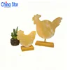wooden easter cock decoration