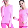 factory price pink sublimation compression shirt long sleeve rash guard