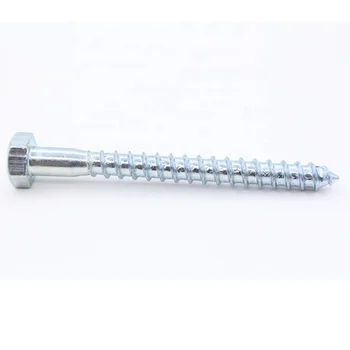 #14 X 1 Hex Head Wood Screw 8 Inch Long Wood Screws - Buy Bs 1210 Hex ...