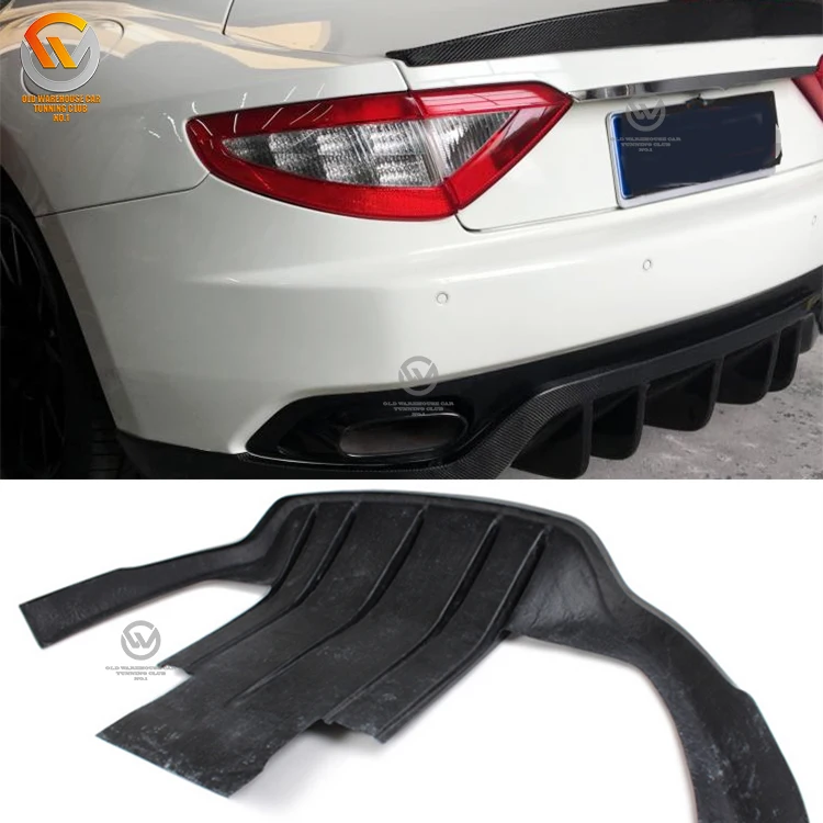 Carbon Fiber Mc Style Rear Bumper Diffuser For Maserati Gt Gran Turismo