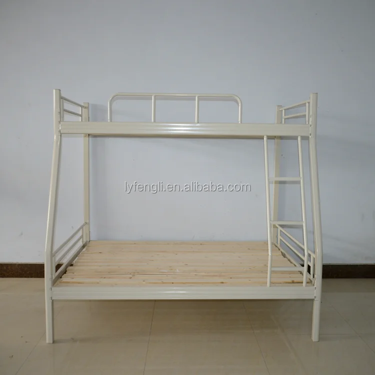 Factory Sales Triple Kids Steel Bunk Bed with Desk for School Dorm
