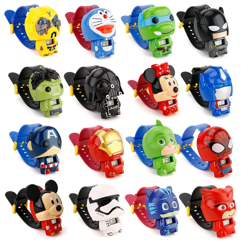 

Wholesale Promotional Marvel Silicone Quartz Kids Watch, Multi colors