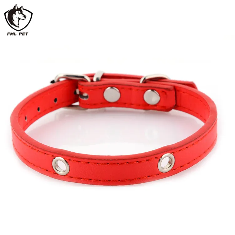 

Wholesale Pet supply Accessories Leather dog collars, Red;pink;yellow;brown;black;navy blue;rose red;light blue