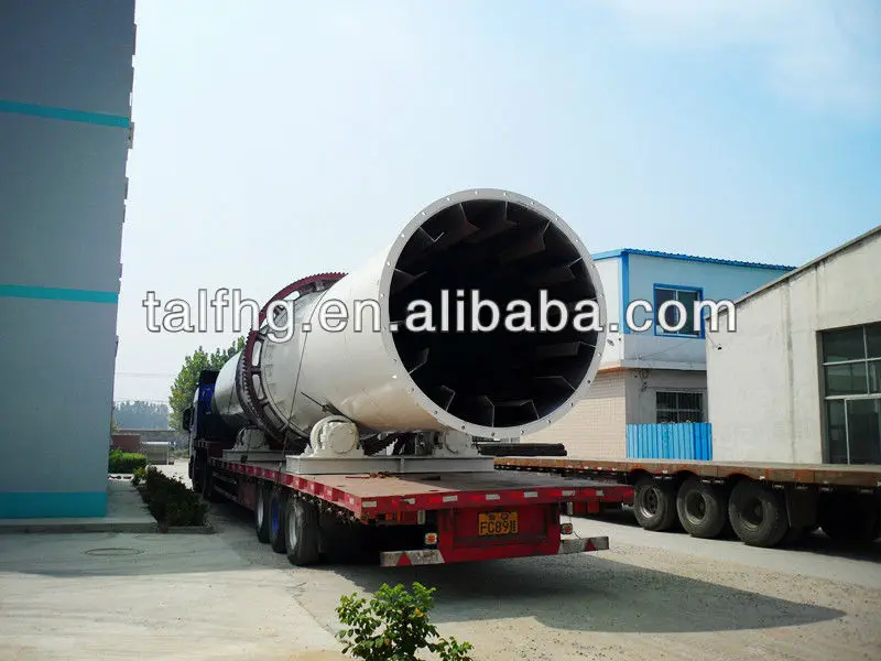 inside view of the rotary dryer