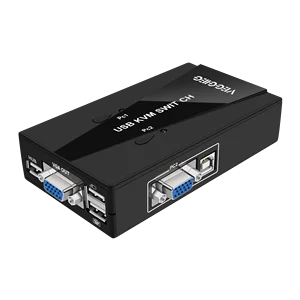 USB KVM Switch Box 3 Port VGA Video Sharing Adapter
