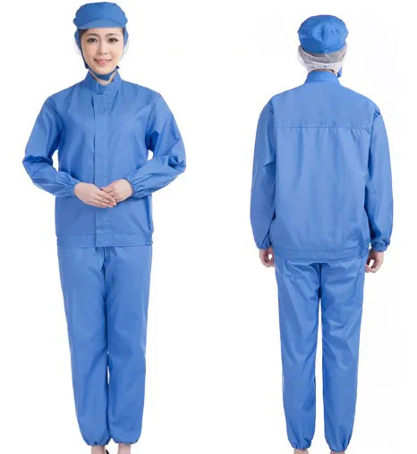 

2019 Custom Food Factory Processing Worker Uniforms, Blue/green or customized