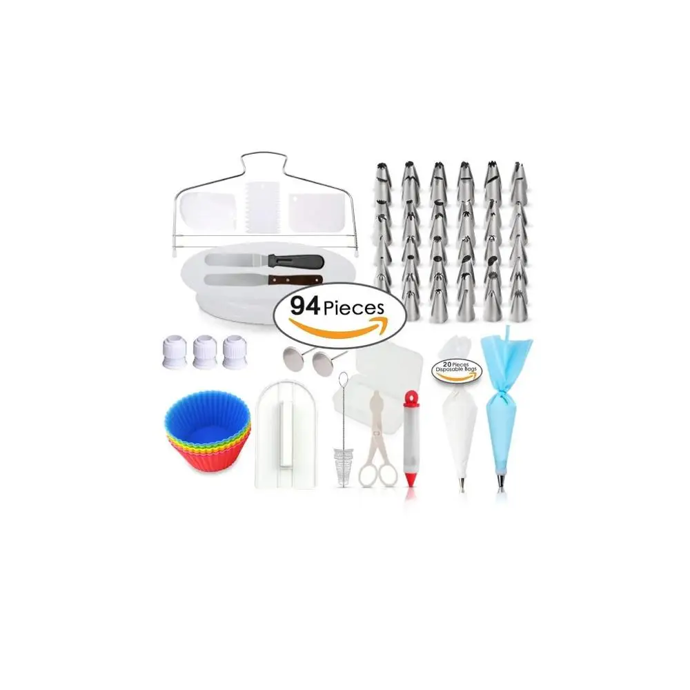 

Professional Cake Decorators metal Russian Pastry Nozzles Piping Tips for Baking