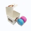 Paper Macaron Packaging Box for 2 3 7 10 macarons with Plastic Insert Tray
