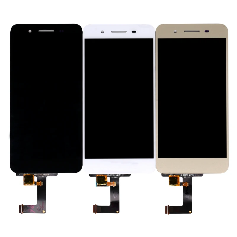 

LCD Touch Screen Digitizer For Huawei GR3 Display, Black white gold