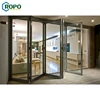 AS2208 Patio Double Glaze High Quality Aluminum Folding Glass Door Price