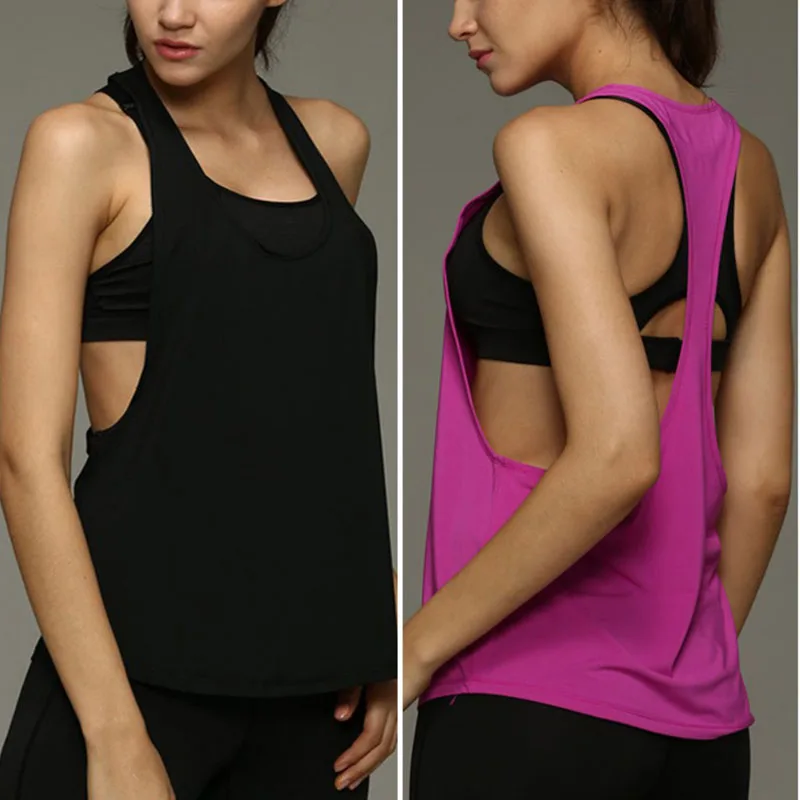 sleeveless sports top ladies