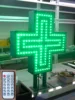 Custom-made LED pharmacy cross sign 1/4 scan 6000nit LED farmacia aluminum / steel display