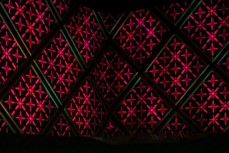 Wall coating panel/ Light up glass wall decoration