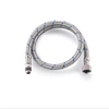 Stainless steel braided red and blue hose copper nut copper core hot and cold faucet water inlet pipe