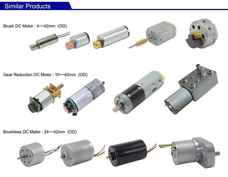 24V high torque double shaft dc motor