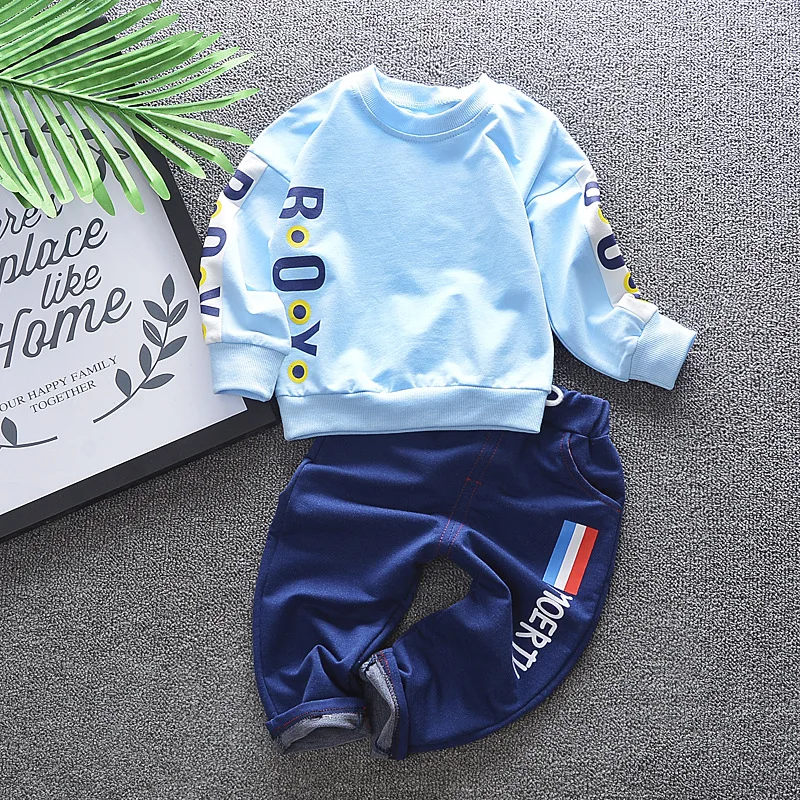 

baby boys clothing sets 2018 autumn spring kids boys cotton sport suit clothes children casual tracksuit clothing, N/a