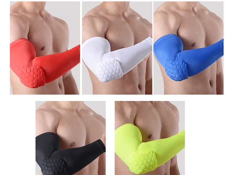 Wholesale Elastic Knee Sleeve Spandex Tennis Honeycomb Wrist Brace