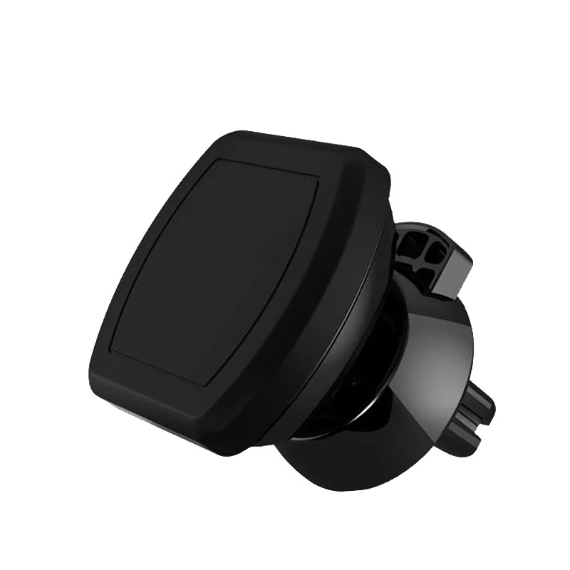 

360 Degree Rotation Mobile Cell Air Vent Car Mount Magnetic Car Phone Holder, Black