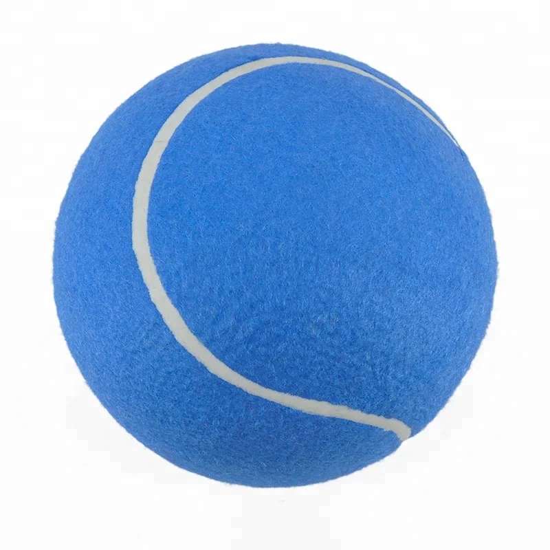 
5 inch inflatable big size tennis ball pet toy 