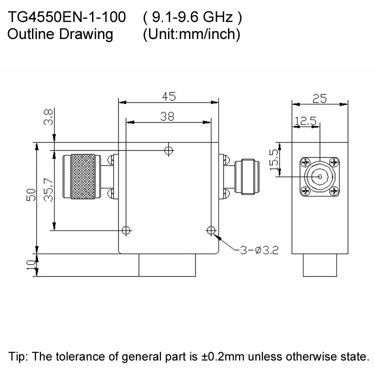 UHF GMHz RF Coaxial Circulator And Isolator
