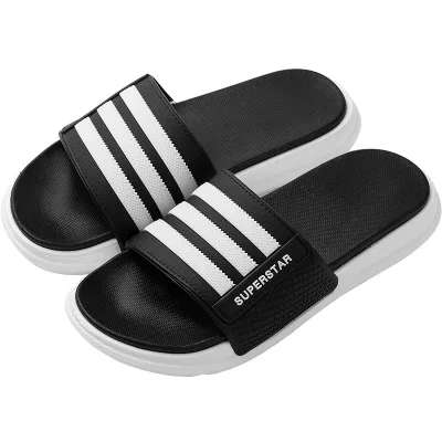 
Summer beach home stripe individual character tide is antiskid soft thick bottom wear resisting man pvc slipper  (60802002170)