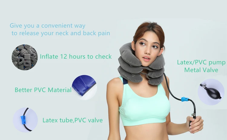 Cervical traction neck stretcher for neck traction at home